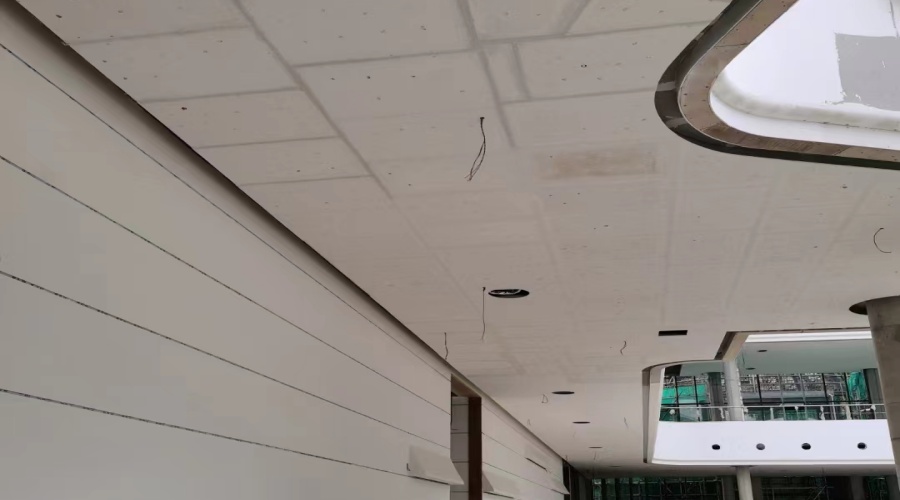 飾紀(jì)上品商場專用GRG吊頂成功走進廣州南沙萬達廣場