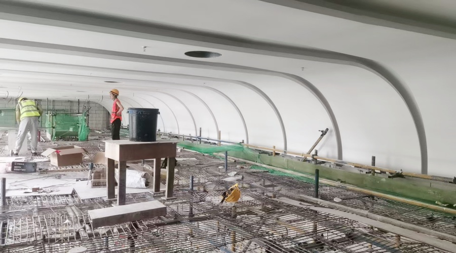 飾紀上品GRG廠家深圳機場空港培訓(xùn)大樓GRG吊頂工程