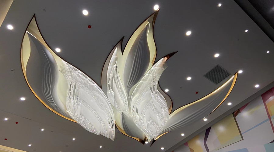 廣墾天河商業中心GRG仿葉子項目 廣墾天河商業中心GRG仿葉子項目