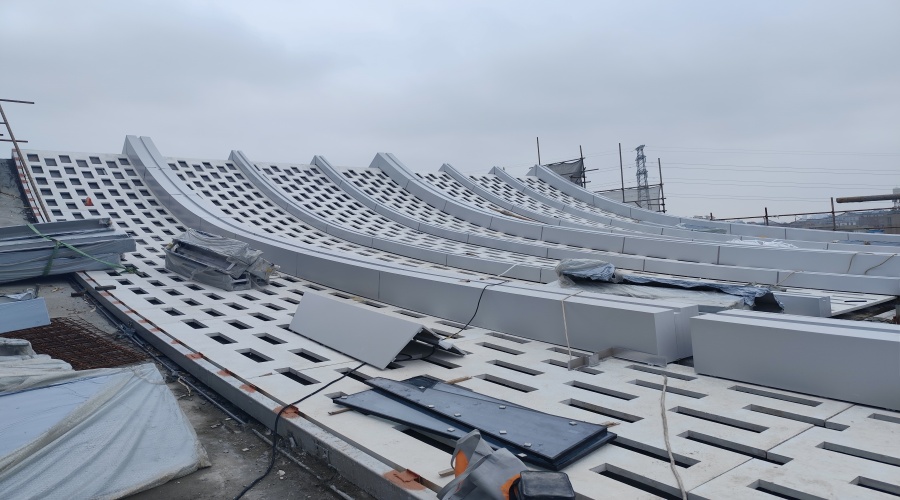 廣州番禺基督教教堂的UHPC鏤空板幕墻 廣州番禺基督教教堂的UHPC鏤空板幕墻