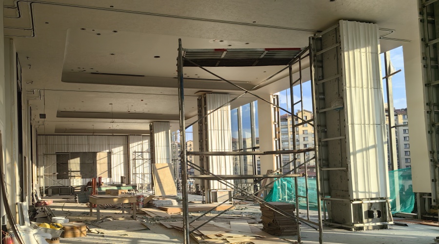 浙江佰立大酒店宴會(huì)大廳GRG墻面造型 浙江佰立大酒店宴會(huì)大廳GRG墻面造型