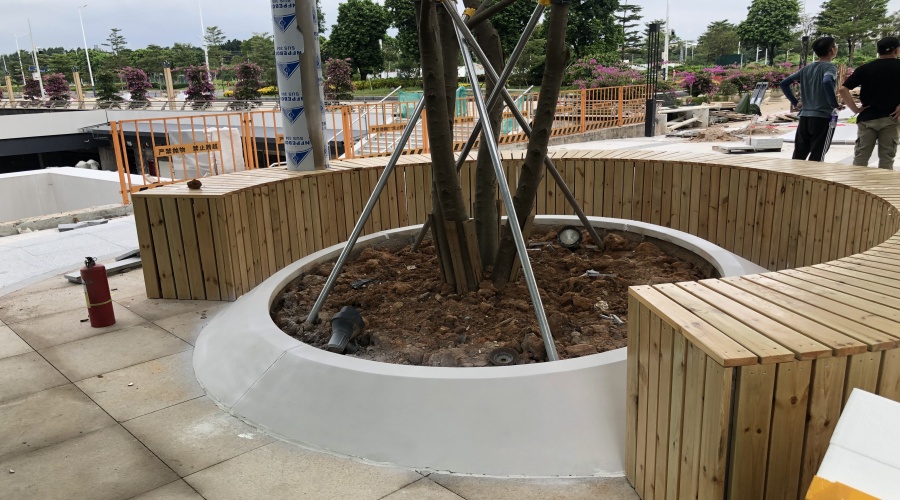 佛山云智匯GRC花池坐凳項目