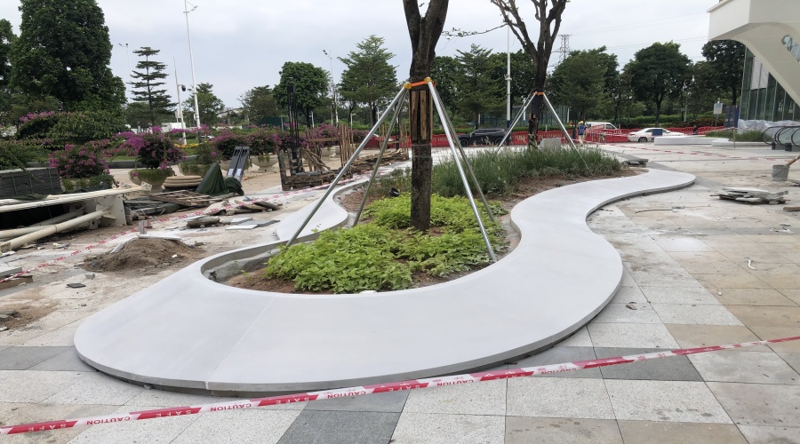 佛山云智匯GRC花池坐凳項目