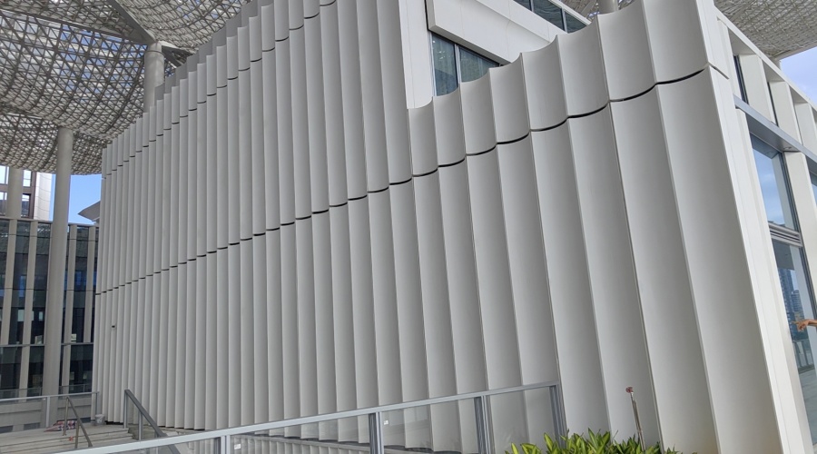 珠海九州灣UHPC雙曲面幕墻板項目