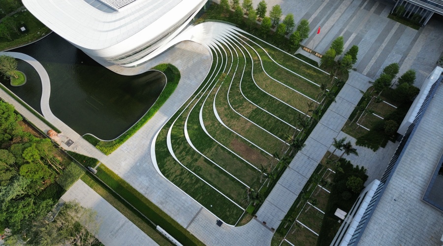 東莞大灣區大學GRC構件收口工程案例