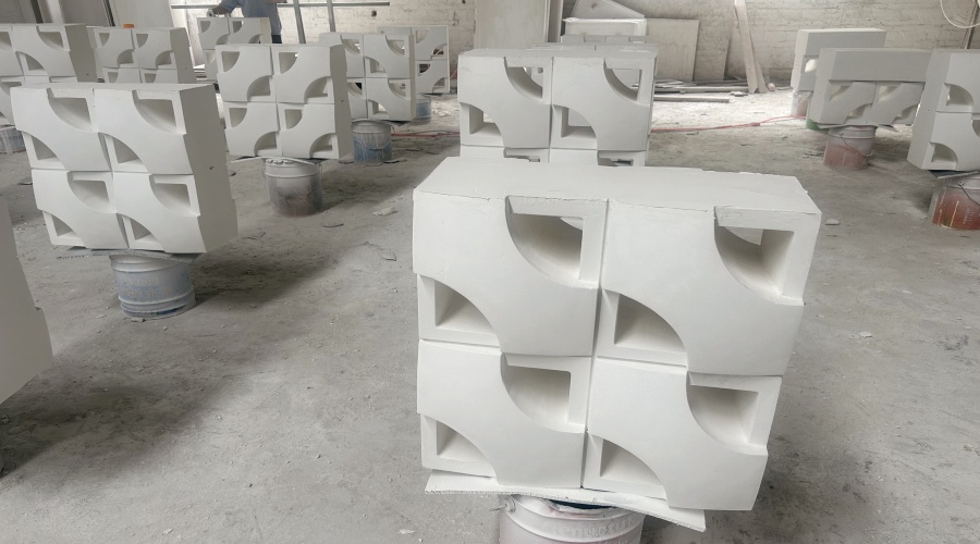 出口韓國GRC鏤空磚工程案例 出口韓國GRC鏤空磚工程案例