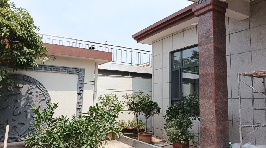 發(fā)泡陶瓷構件裝飾效果