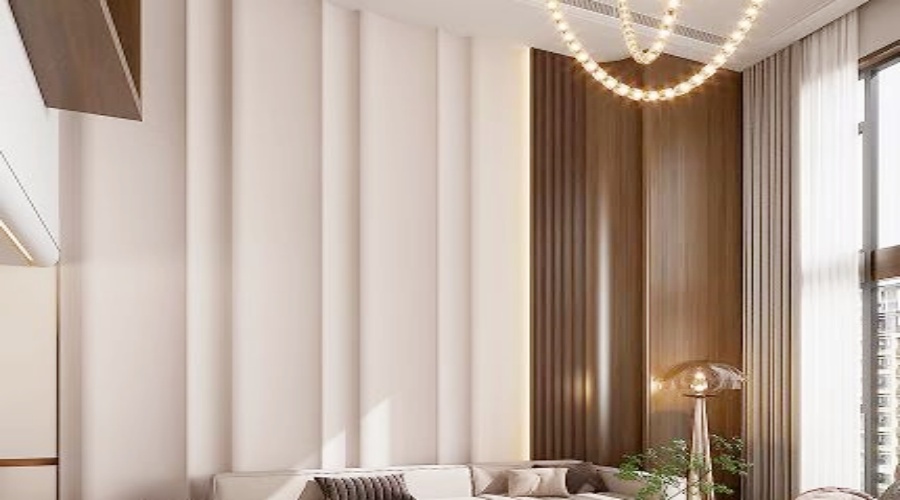 三亞客廳GRG背景墻造型項(xiàng)目