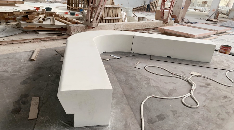 UHPC坐凳樹(shù)池 UHPC坐凳樹(shù)池