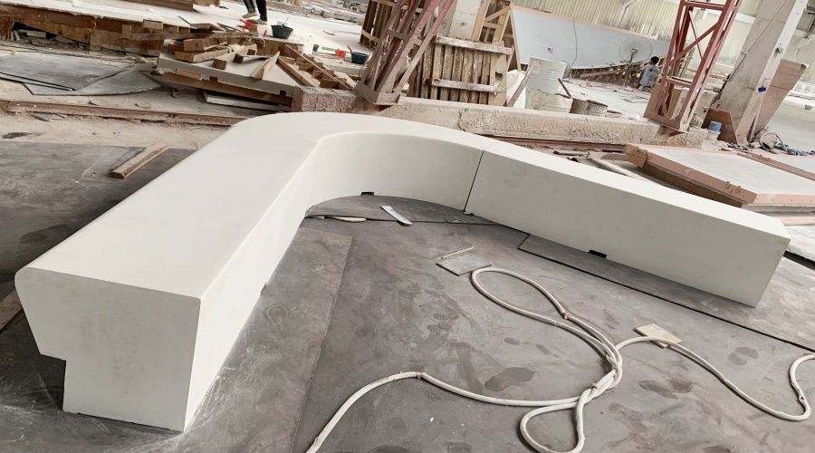 UHPC坐凳樹(shù)池 UHPC坐凳樹(shù)池