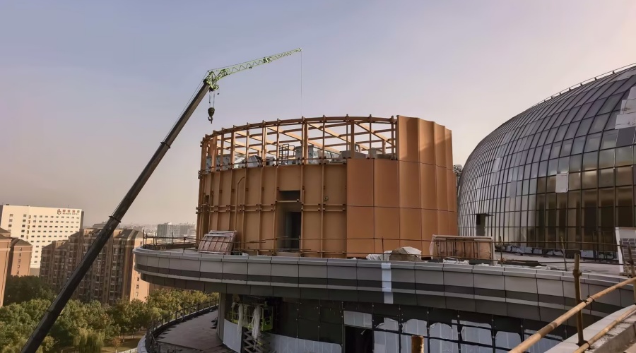 上海新嘉中心UHPC幕墻板工程 上海新嘉中心UHPC幕墻板工程