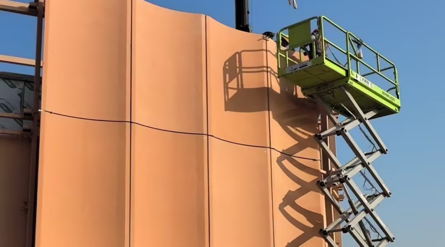 上海新嘉中心UHPC幕墻板工程 上海新嘉中心UHPC幕墻板工程