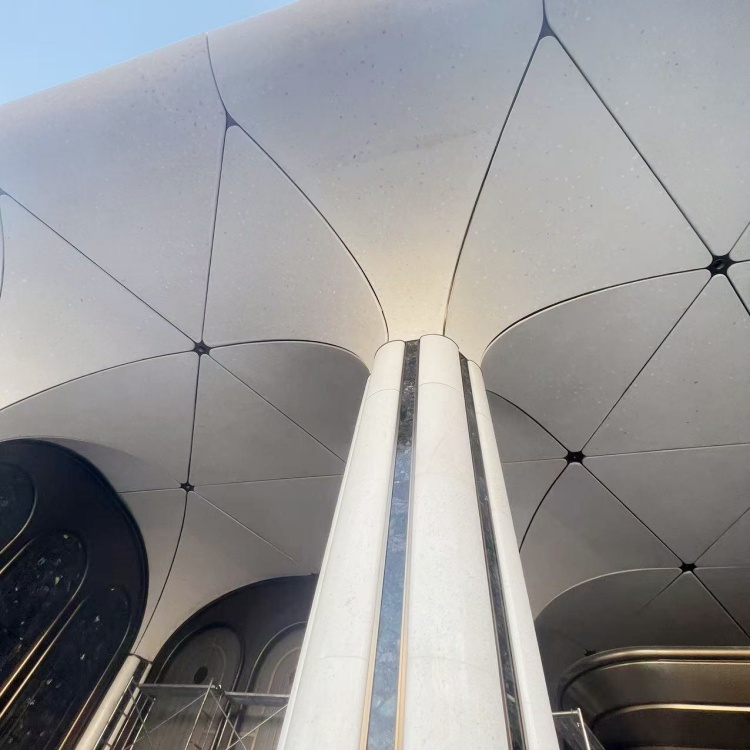 福建紫陽隱翠公館UHPC門頭柱子造型工程 福建紫陽隱翠公館UHPC門頭柱子造型工程