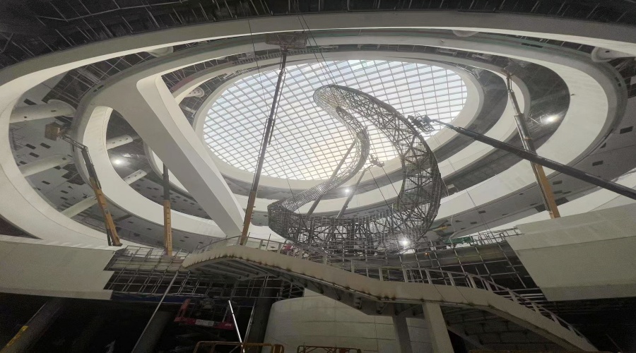 GRG構件安裝現場